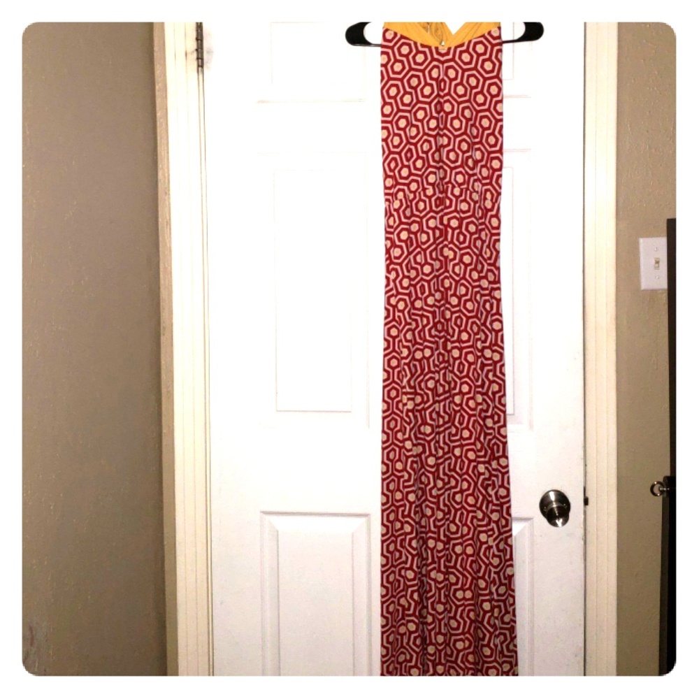 Halter top maxi dress